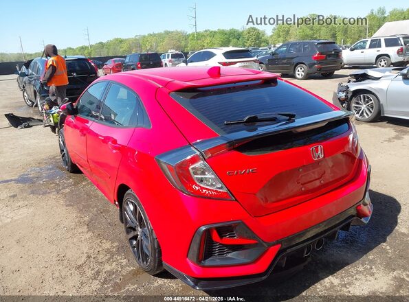 SHHFK7G44LU219375 2020 HONDA CIVIC Red Rear left