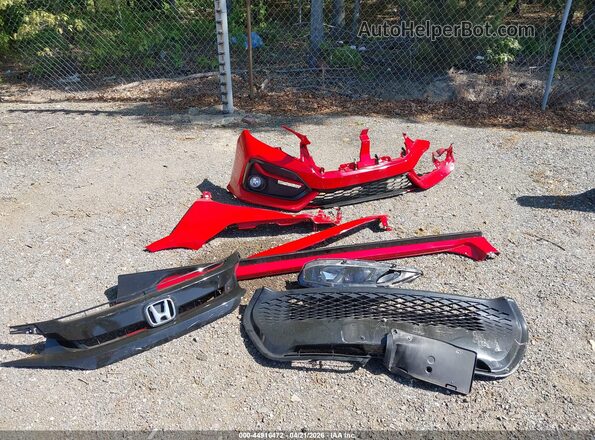 SHHFK7G44LU219375 2020 HONDA CIVIC Red Instrument cluster view