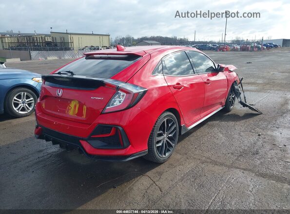 SHHFK7H40LU222644 2020 HONDA CIVIC Red Tył prawy