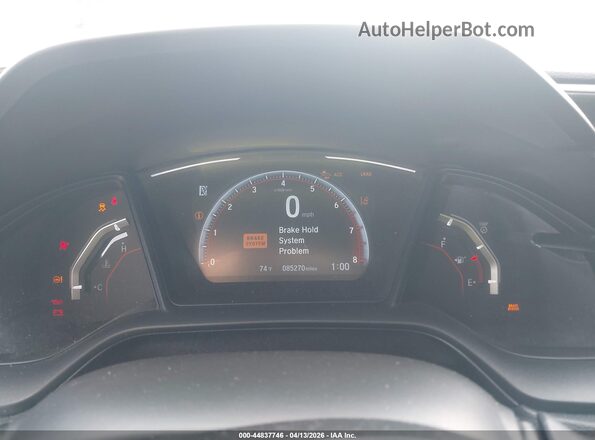 SHHFK7H40LU222644 2020 HONDA CIVIC Red Widok tylnych siedzeń