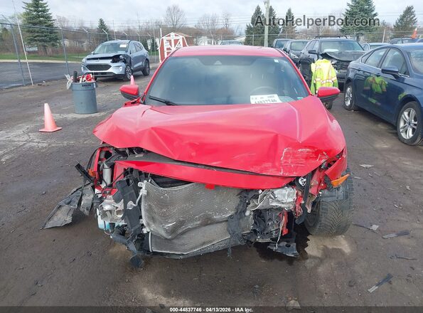 SHHFK7H40LU222644 2020 HONDA CIVIC Red Widok zestawu wskaźników