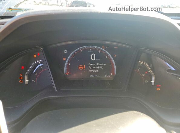 SHHFK7H47LU214377 2020 HONDA CIVIC Серебряный Вид щитка приборов