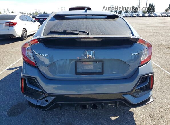 SHHFK7H47MU415360 2021 HONDA CIVIC Blue Rear view