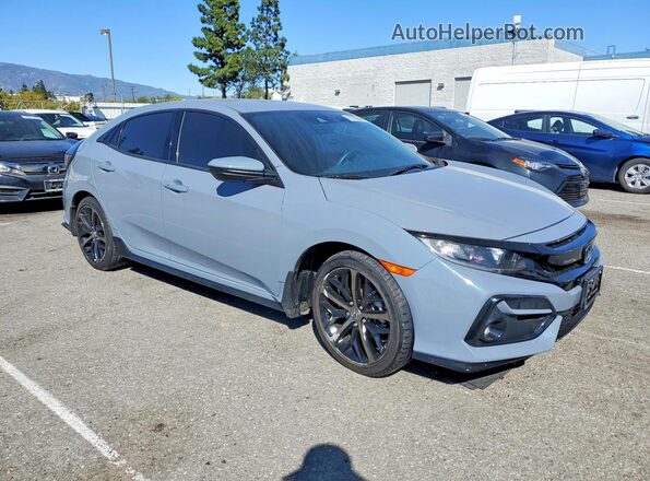 SHHFK7H47MU415360 2021 HONDA CIVIC Blue Front right