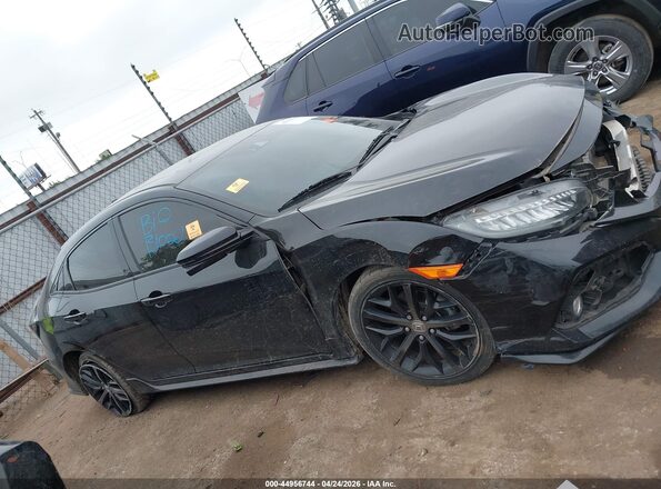 SHHFK7H95LU409227 2020 HONDA CIVIC Black Widok wnętrza z tyłu