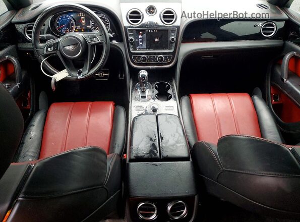 SJAAM2ZV1KC024006 2019 BENTLEY BENTAYGA White Вид панелі приладів