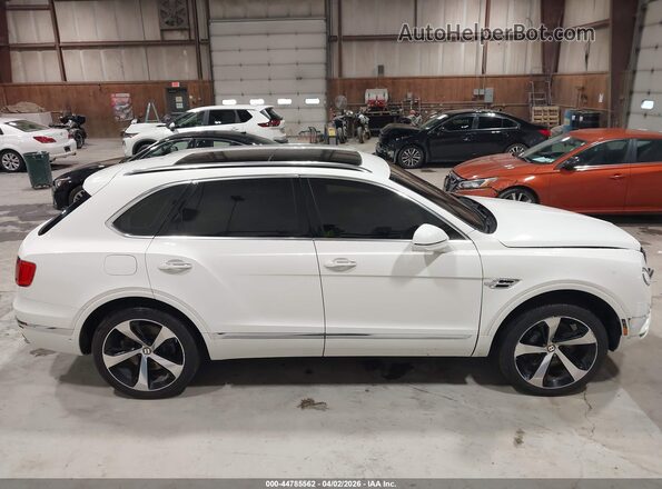 SJAAM2ZV8KC027341 2019 BENTLEY BENTAYGA Белый Вид задней части салона