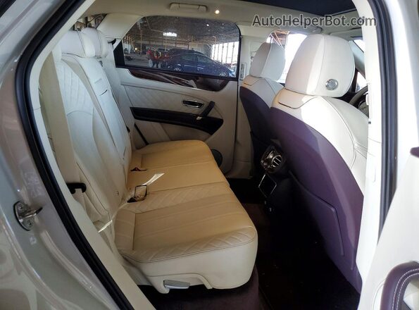 SJAAM2ZVXLC030209 2020 BENTLEY BENTAYGA Beige Rear seats view