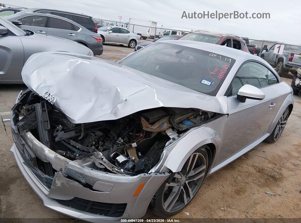 TRUC5AFV0G1017124 2016 AUDI TT Silver Vista interior trasera