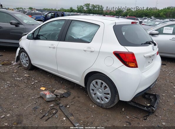 VNKKTUD33HA074814 2017 TOYOTA YARIS White Задня ліва чверть