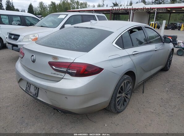 W04GP6SX9J1075423 2018 BUICK REGAL Серебряный Задняя правая четверть