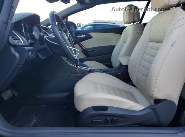 W04WT3N58GG100723 2016 BUICK CASCADA Black წინა სალონის ხედი