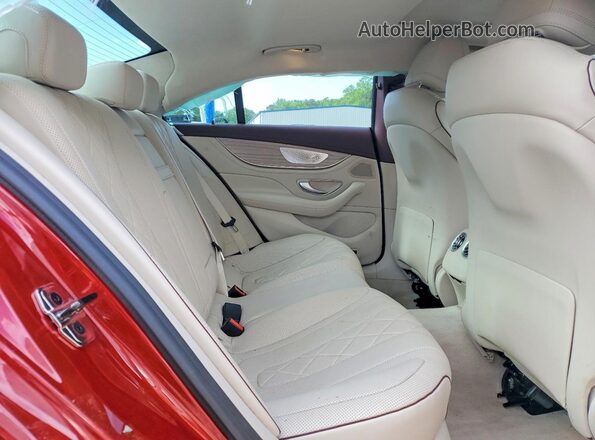 W1K2J5KB4MA087540 2021 MERCEDES-BENZ CLS-CLASS Red Vista de los asientos traseros