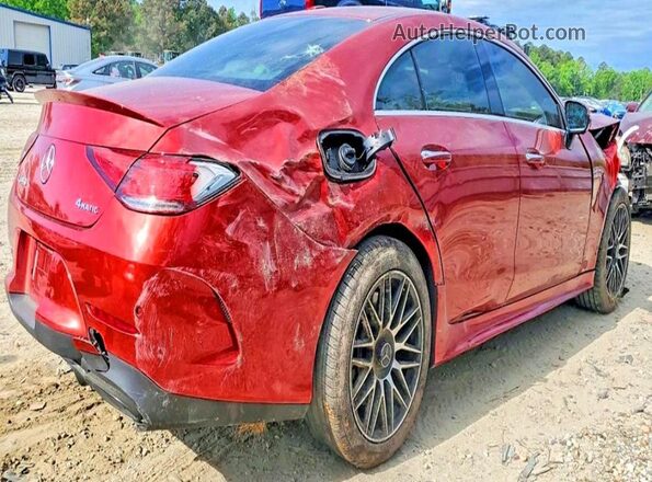 W1K2J5KB4MA087540 2021 MERCEDES-BENZ CLS-CLASS Red Trasero derecho