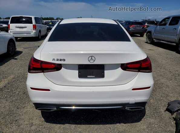 W1K3G4EB2LW046673 2020 MERCEDES-BENZ A White Вид ззаду