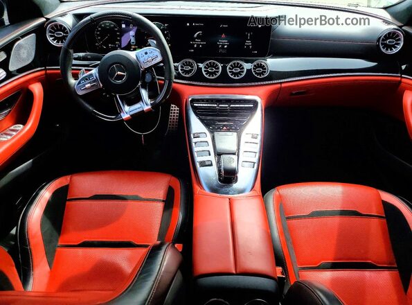 W1K7X5KB6MA038439 2021 MERCEDES-BENZ AMG White წინა პანელის ხედი