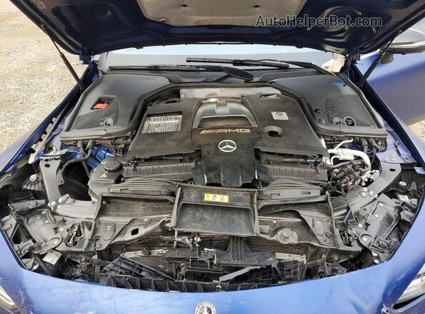 W1K7X8KB5LA015816 2020 MERCEDES-BENZ AMG Blue Вид задньої частини салону