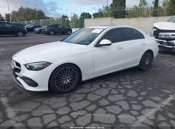 W1KAF4GB1PR094659 2023 MERCEDES-BENZ C-CLASS White Vista tres cuartos delantera izquierda