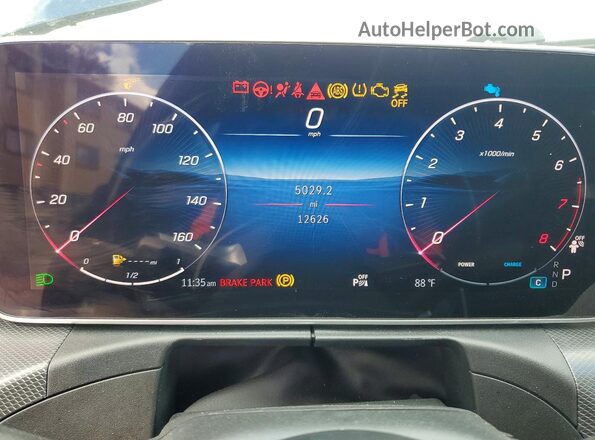 W1KAF4HB0SR246714 2025 MERCEDES-BENZ C Black ხელსაწყოთა პანელის ხედი