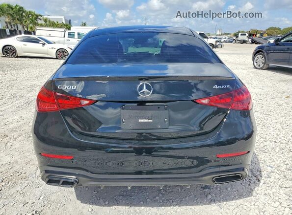 W1KAF4HB0SR246714 2025 MERCEDES-BENZ C Black უკანა ხედი