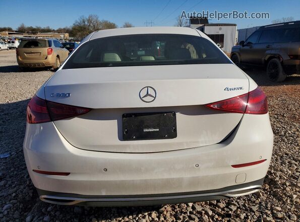 W1KAF4HB1PR134429 2023 MERCEDES-BENZ C White Հետևի տեսք