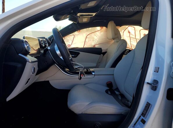 W1KAF4HB1PR134429 2023 MERCEDES-BENZ C White Սալոնի դիմացի տեսք