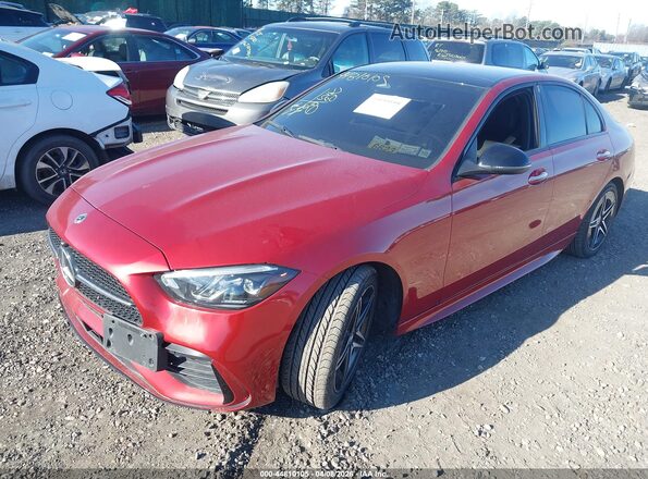 W1KAF4HB3PR110004 2023 MERCEDES-BENZ C-CLASS Red Front left