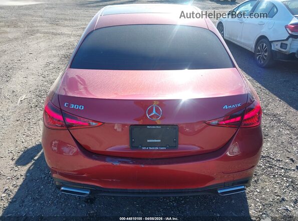 W1KAF4HB3PR110004 2023 MERCEDES-BENZ C-CLASS Red 