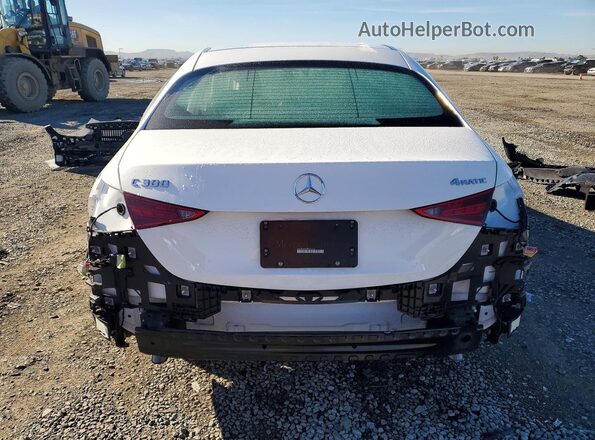 W1KAF4HB3RR184106 2024 MERCEDES-BENZ C White Հետևի տեսք
