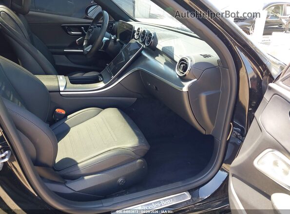 W1KAF4HB7RR182262 2024 MERCEDES-BENZ C-CLASS Черный Вид салона спереди