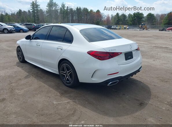 W1KAF4HB8PR154998 2023 MERCEDES-BENZ C-CLASS White Trasero izquierdo
