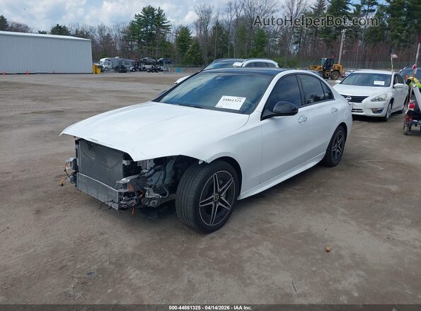W1KAF4HB8PR154998 2023 MERCEDES-BENZ C-CLASS White Vista tres cuartos delantera izquierda