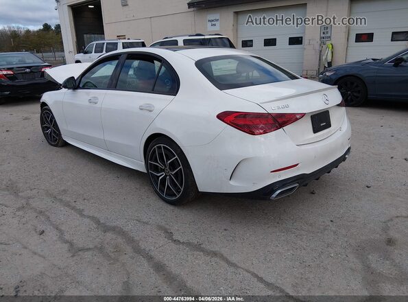 W1KAF4HBXPR103079 2023 MERCEDES-BENZ C-CLASS Белый Задняя левая четверть