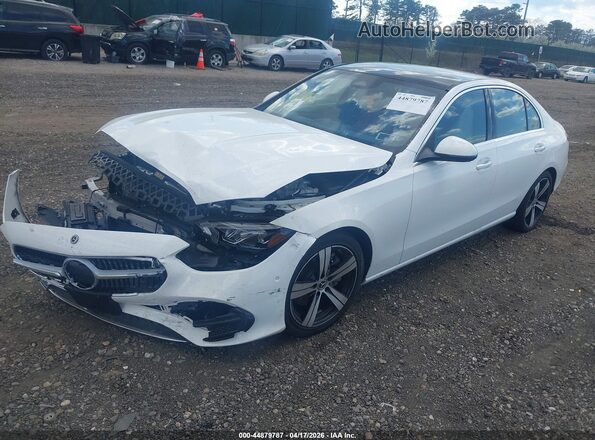 W1KAF4HBXSR277825 2025 MERCEDES-BENZ C-CLASS White Przód lewy