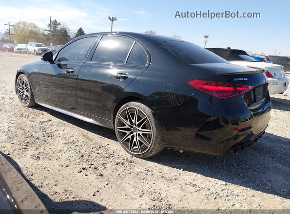W1KAF8HB2PR111278 2023 MERCEDES-BENZ AMG C 43 Black უკანა მარცხენა