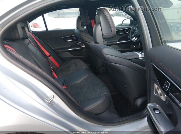 W1KAF8HB5RR201298 2024 MERCEDES-BENZ AMG C 43 Silver Widok naklejki z numerem VIN
