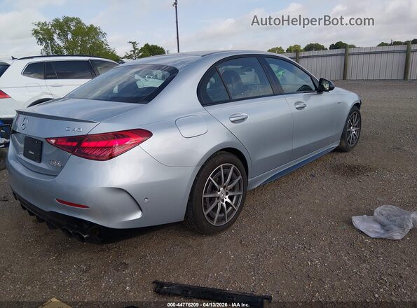 W1KAF8HB5RR201298 2024 MERCEDES-BENZ AMG C 43 Silver Tył prawy