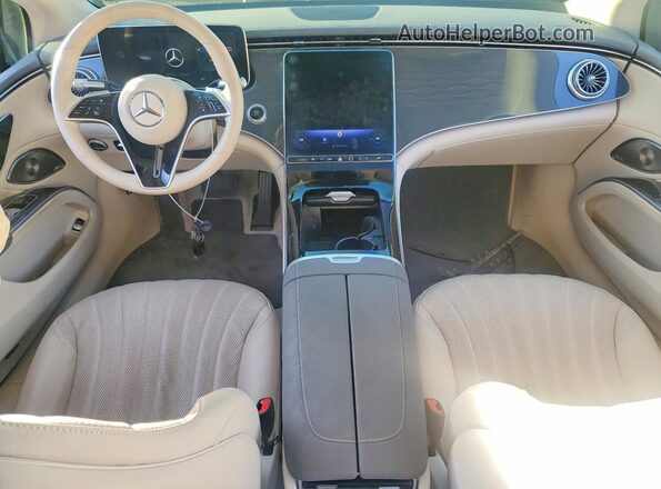 W1KCG2DB0NA012608 2022 MERCEDES-BENZ EQS Black Առջևի վահանակի տեսք