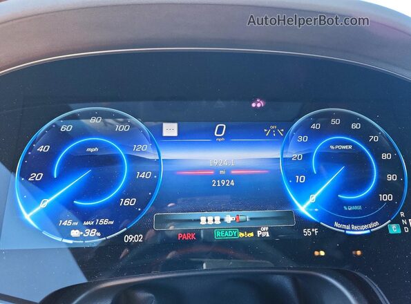 W1KCG2DB0RA045243 2024 MERCEDES-BENZ EQS Black ხელსაწყოთა პანელის ხედი