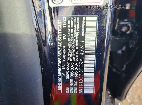 W1KCG2DB0RA045243 2024 MERCEDES-BENZ EQS Black ძრავის განყოფილების ხედი