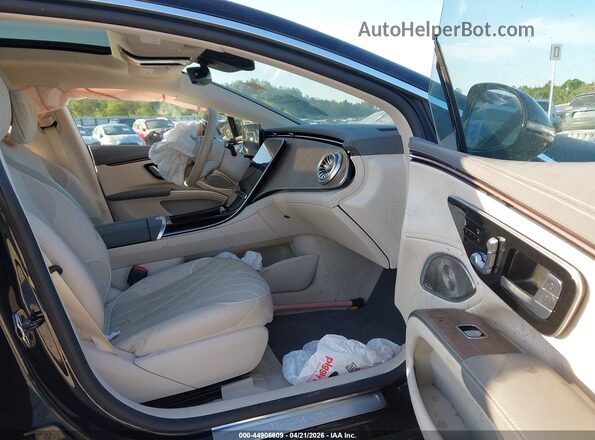 W1KCG2DB5NA017707 2022 MERCEDES-BENZ EQS 450+ Black Vista interior delantera