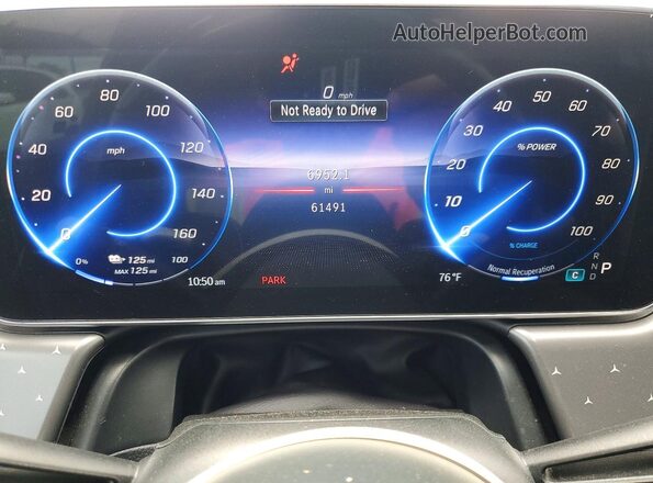 W1KCG2DB7NA017661 2022 MERCEDES-BENZ EQS Black Vista del cuadro de instrumentos