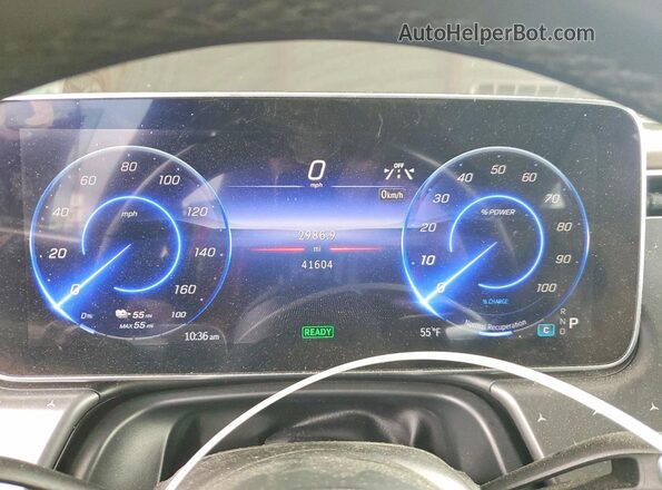W1KCG2DB9NA014311 2022 MERCEDES-BENZ EQS Black ხელსაწყოთა პანელის ხედი