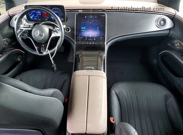 W1KCG2DB9NA014311 2022 MERCEDES-BENZ EQS Black წინა პანელის ხედი
