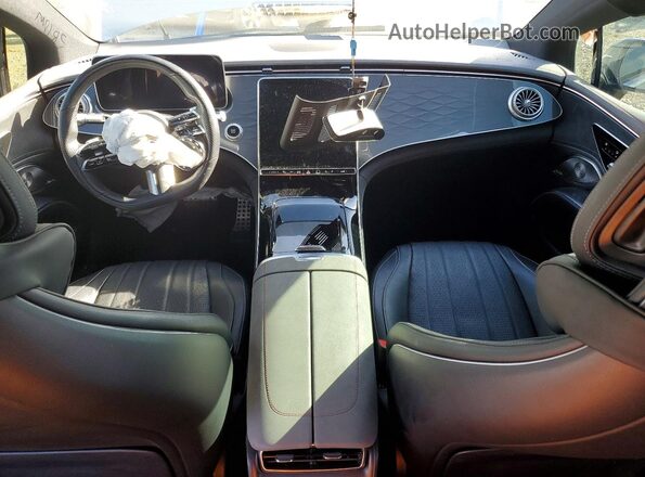 W1KCG2DBXNA015533 2022 MERCEDES-BENZ EQS Gray Dashboard view