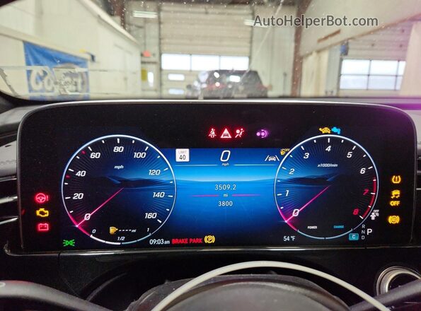 W1KLF4HB4TA242965 2026 MERCEDES-BENZ E White Vista del cuadro de instrumentos