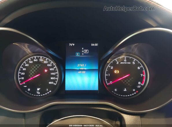 W1KWF6EB6LR596629 2020 MERCEDES-BENZ AMG C 43 Black Rear seats view