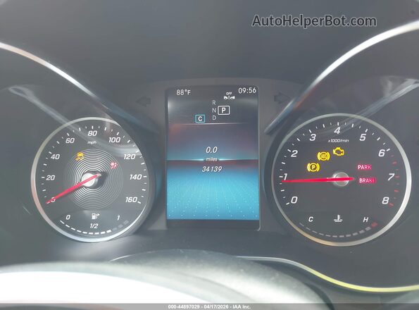 W1KWF8DB2LR576519 2020 MERCEDES-BENZ C-CLASS White უკანა სავარძლების ხედი