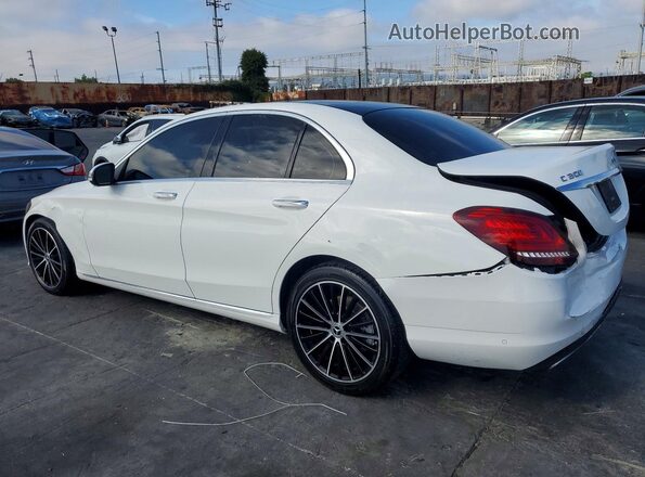 W1KWF8DB5MR623673 2021 MERCEDES-BENZ C White Rear left