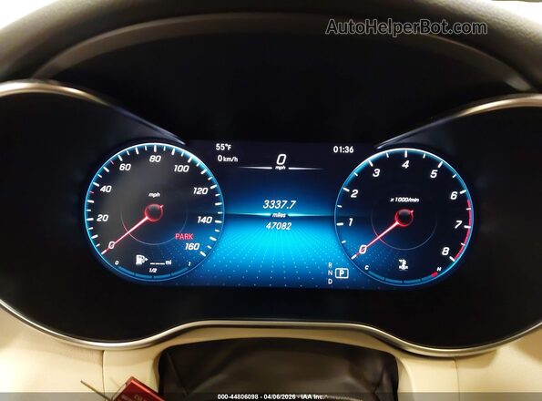 W1KWF8EB0MR632652 2021 MERCEDES-BENZ C-CLASS White Հետևի նստատեղերի տեսք